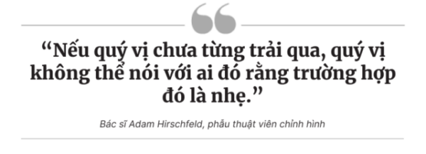 Bác sĩ phẫu thuật chỉnh hình Adam Hirschfeld.