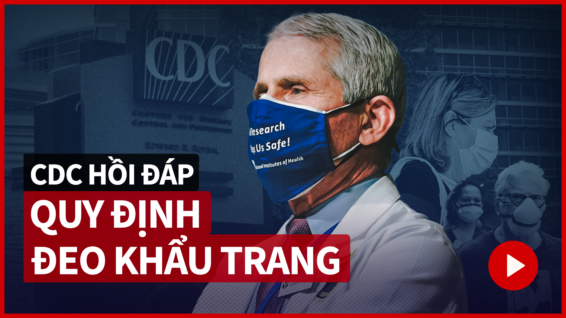 Cuối cùng, CDC cũng hồi đáp về quy định đeo khẩu trang