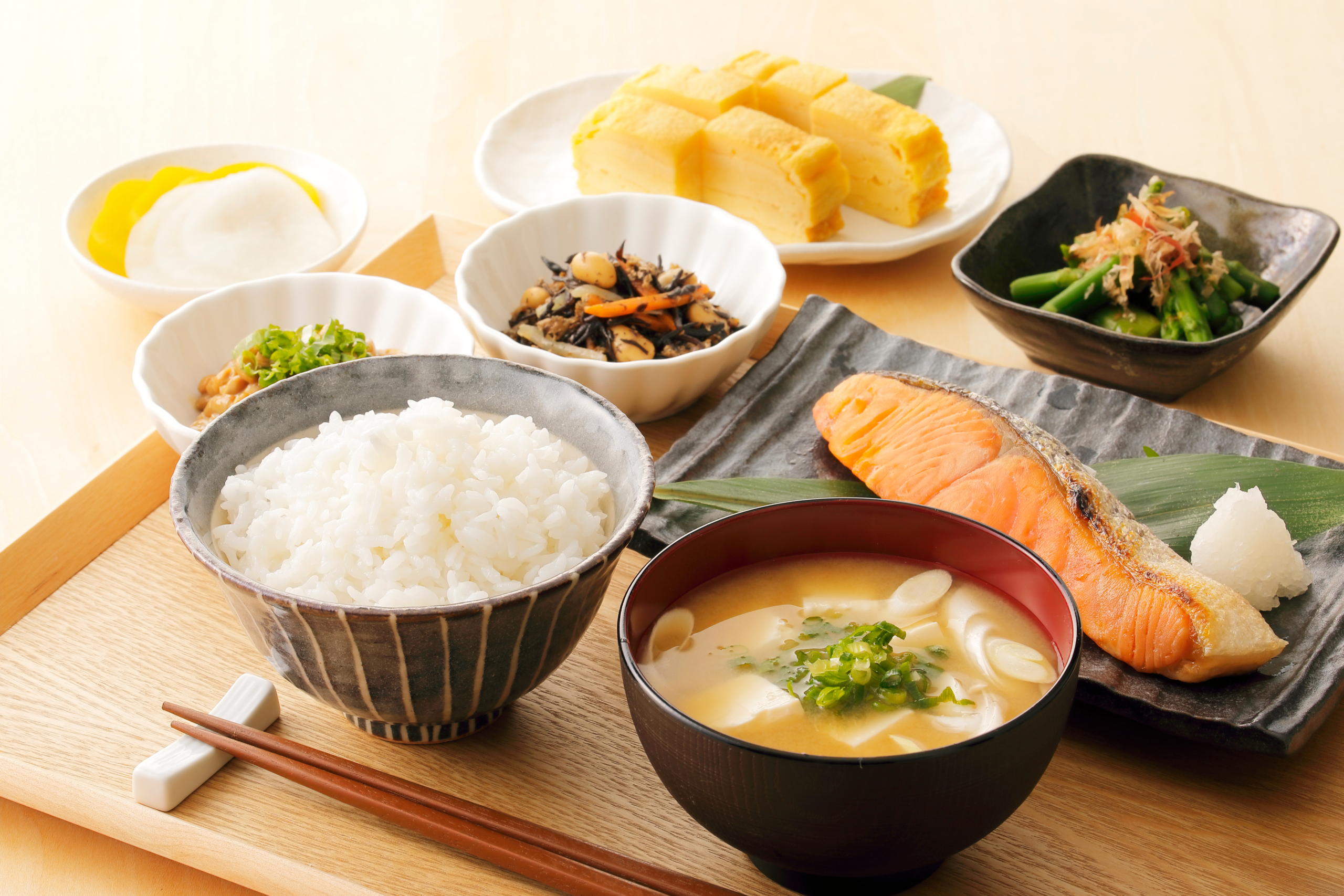 Hình ảnh bữa sáng của người Nhật. (Ảnh: Shutterstock)