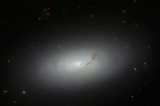 Kính viễn vọng Không gian Hubble của NASA đã chụp được ảnh của thiên hà hình thấu kính NGC 3156. (Ảnh: NASA)