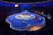 Hôm 23/09/2023, lễ khai mạc Á vận hội lần thứ 19 đã được tổ chức tại thành phố Hàng Châu, Trung Quốc. (Ảnh: Adek Berry/AFP)