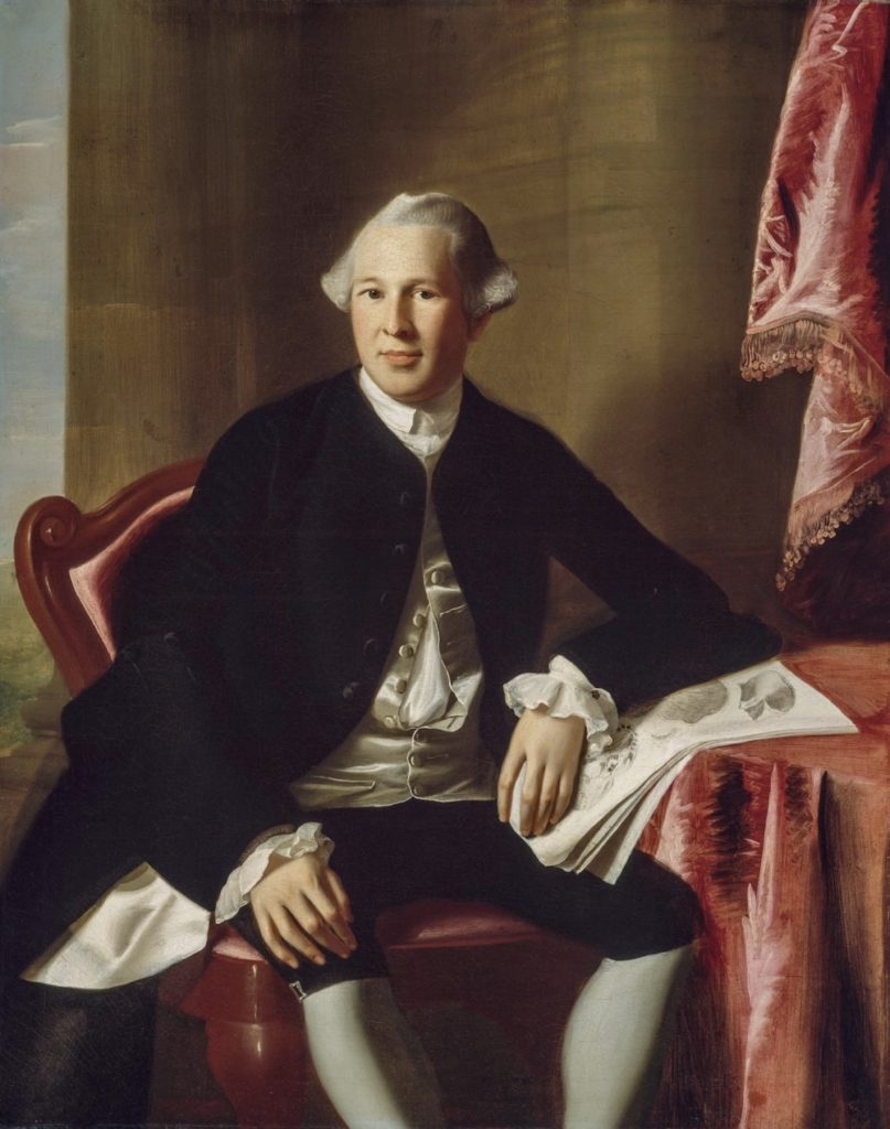 Chân dung Bác sĩ Joseph Warren khi ông vẫn còn là một bác sĩ đáng kính ở Boston, tranh của họa sĩ John Singleton Copley, vào khoảng năm 1765. (Ảnh: Tài liệu công cộng)