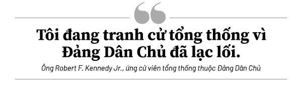 ĐỘC QUYỀN: Ông Robert F. Kennedy Jr. khao khát đảng của mình trở lại như xưa