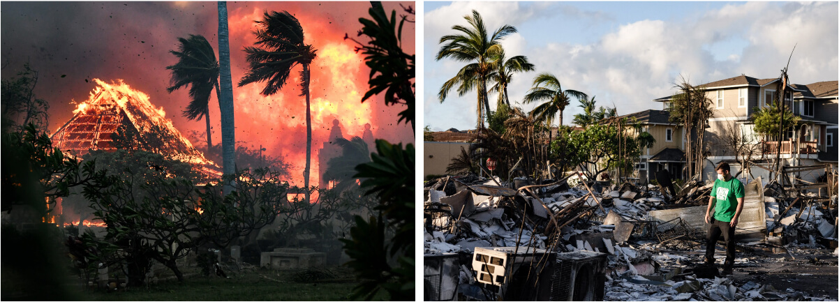 Hỏa hoạn ở Maui: Thoát nạn nhờ vượt phong tỏa của cảnh sát