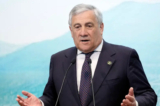 Ngoại trưởng Ý Antonio Tajani nói trong một cuộc họp báo khi kết thúc cuộc họp các Ngoại trưởng G7 tại khách sạn Karuizawa Prince ở Karuizawa, quận Nagano, Nhật Bản, hôm 18/04/2023. (Ảnh: Franck Robichon/Pool/AFP qua Getty Images)