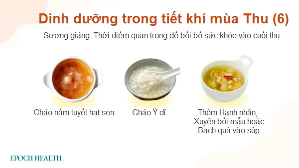 Đơn thuốc dưỡng phổi và tăng sức đề kháng cho cơ thể trong mùa Thu