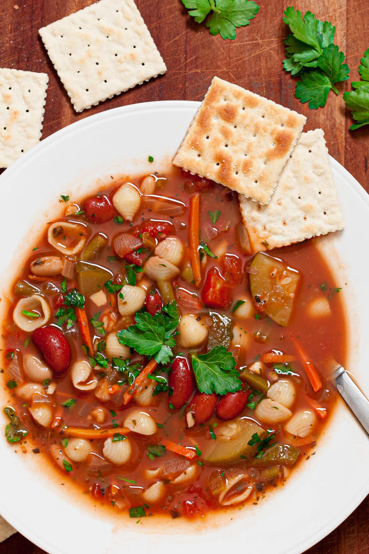 Công thức súp minestrone thơm ngon, đậm đà hương vị, và giá cả phải chăng. (Ảnh: Đăng dưới sự cho phép của Amy Dong)