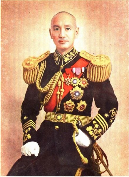 Quân phục tiêu chuẩn của Tưởng Giới Thạch, được chụp vào năm 1944 sau khi ông được bầu làm Chủ tịch Chính phủ Quốc Dân Đảng. (Ảnh: Tài sản công)