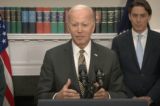Tổng thống Joe Biden nhận xét về các hành động bổ sung đang được thực hiện nhằm giảm chi phí năng lượng và tăng cường an ninh năng lượng tại Phòng Roosevelt ở Tòa Bạch Ốc, vào ngày 19/10/2022. (Ảnh: Tòa Bạch Ốc/Ảnh chụp màn hình qua NTD)