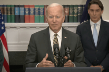 Tổng thống Joe Biden nhận xét về các hành động bổ sung đang được thực hiện nhằm giảm chi phí năng lượng và tăng cường an ninh năng lượng tại Phòng Roosevelt ở Tòa Bạch Ốc, vào ngày 19/10/2022. (Ảnh: Tòa Bạch Ốc/Ảnh chụp màn hình qua NTD)