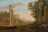 Theo nhà sử học La Mã Livy, Cộng hòa La Mã sụp đổ vì đạo đức suy thoái. “Tranh capriccio với tàn tích của Quảng trường La Mã,” khoảng năm 1634, tác giả Claude Lorrain. Phòng trưng bày nghệ thuật Nam Úc. (Ảnh: Tài sản công)