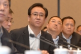 Chủ tịch Evergrande Hứa Gia Ấn (Hui Ka Yan, hay còn gọi là Xu Jiayin), tham dự một cuộc họp ở Vũ Hán, tỉnh Hồ Bắc, miền trung Trung Quốc vào ngày 05/06/2017. (Ảnh: AFP qua Getty Images)