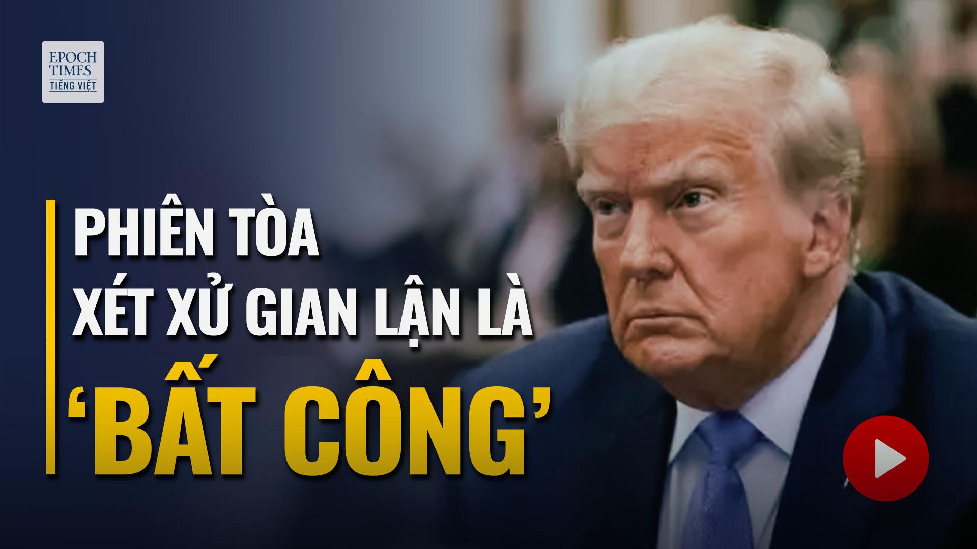 Cựu TT Trump: Phiên tòa xét xử gian lận là ‘bất công’, là ‘sự can thiệp bầu cử’
