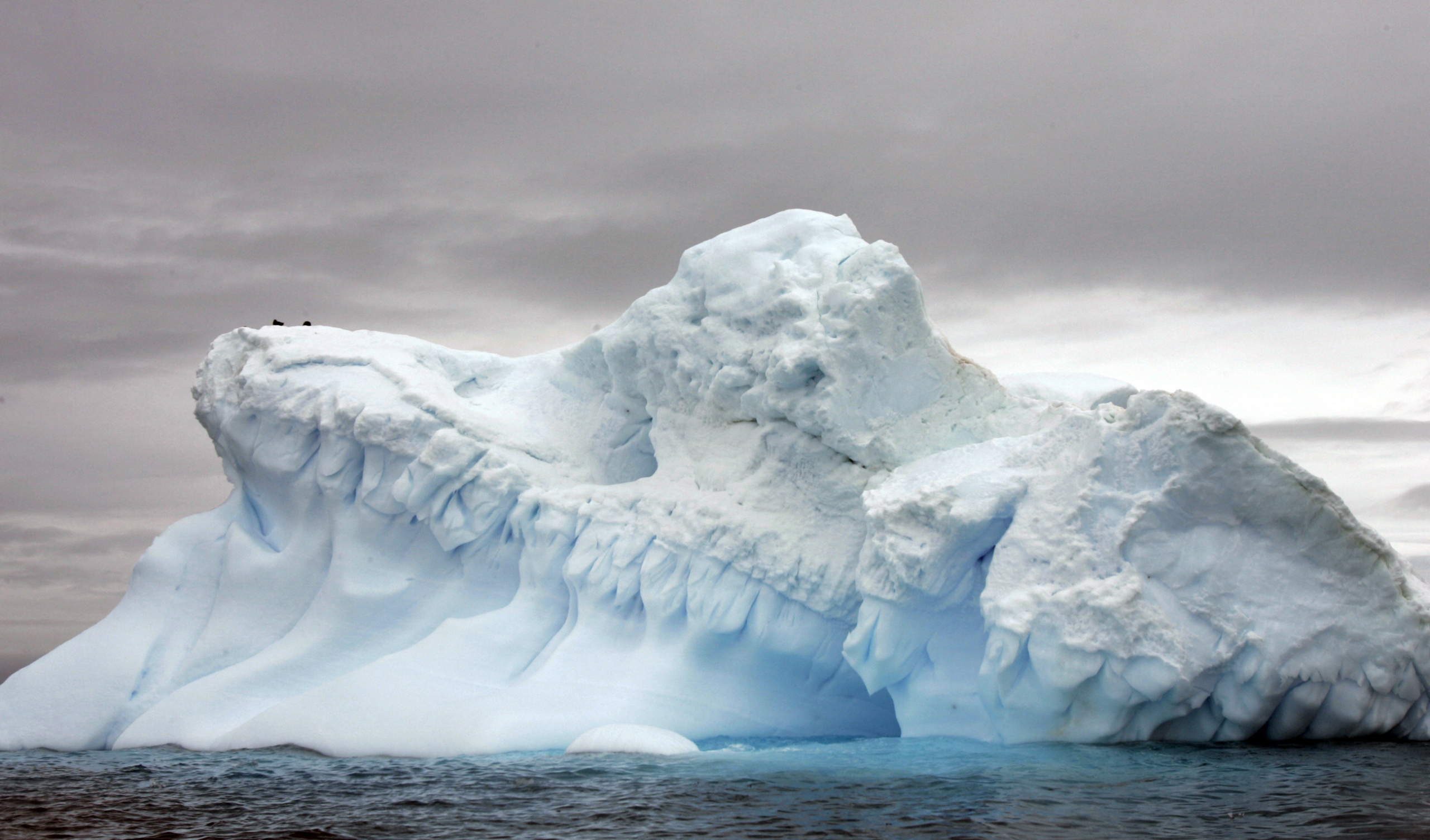 Ảnh chụp một sông băng ở Nam Cực vào ngày 09/11/2007. (Ảnh: Rodrigo ARANGUA/AFP)