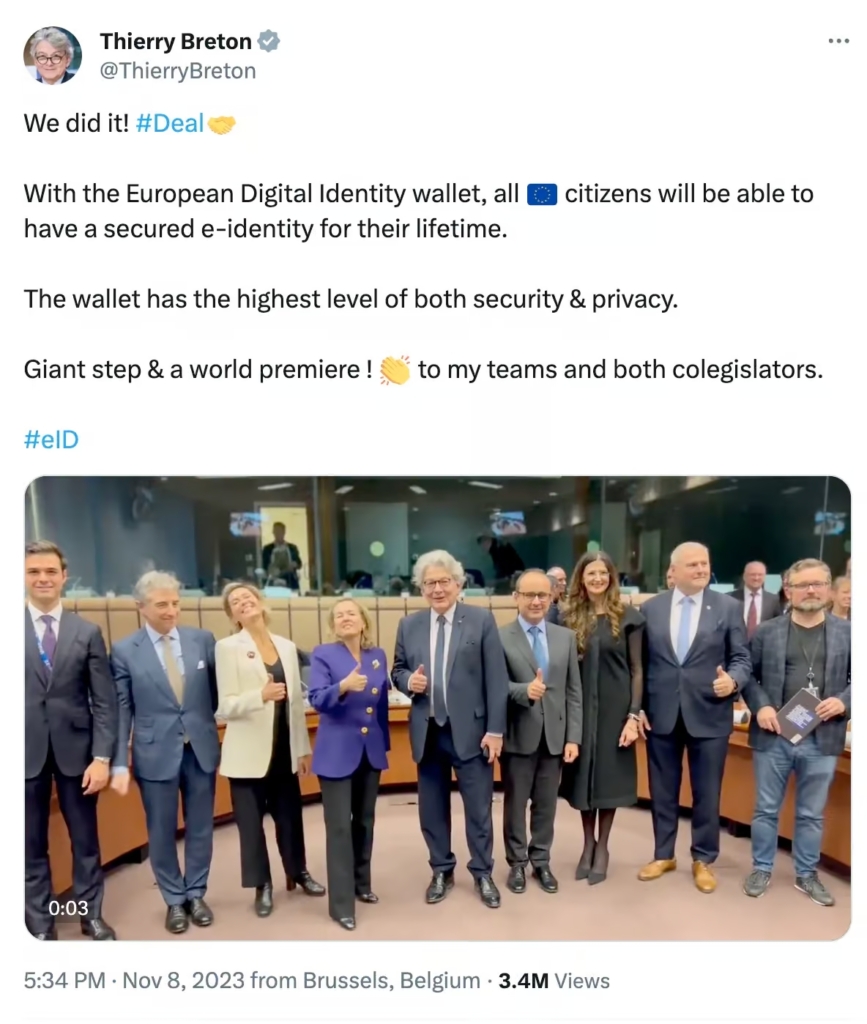 Ví định danh điện tử mới của châu Âu: Bảo mật hay chuyên chế?