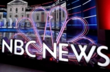 Logo của NBC News ở Las Vegas, Nevada, vào ngày 18/02/2020. (Ảnh: Ethan Miller/Getty Images)