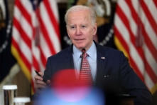 Tổng thống Joe Biden tổ chức một cuộc họp với các cố vấn khoa học và công nghệ tại Tòa Bạch Ốc ở Hoa Thịnh Đốn, hôm 04/04/2023. (Ảnh: Kevin Dietsch/Getty Images)