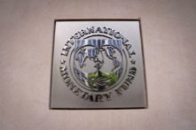 Trụ sở Quỹ Tiền tệ Quốc tế tại Hoa Thịnh Đốn hôm 04/08/2023. (Ảnh: Madalina Vasiliu/The Epoch Times)