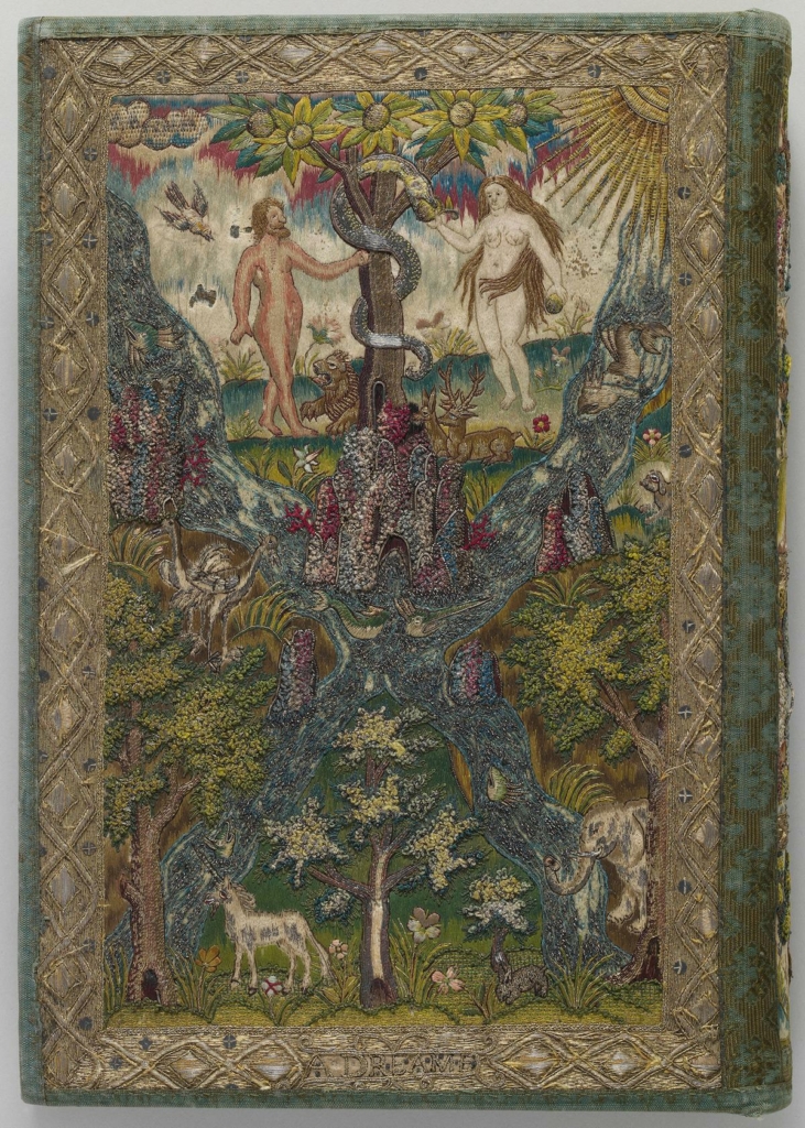 Bức tranh “Bible and Book of Common Prayer (Kinh Thánh và sách cầu nguyện chung),” khoảng năm 1607, của họa sĩ Robert Barker. Bảo tàng Nghệ thuật Metropolitan, New York. (Ảnh: Tài liệu công cộng)