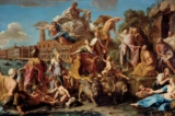 Tác phẩm “The Triumph of Venice” (Chiến thắng của Venice) do họa sĩ Pompeo Batoni vẽ, năm 1737. Tranh sơn dầu trên vải canvas. Bảo tàng nghệ thuật North Carolina, Raleigh. (Ảnh: Tài liệu công cộng)