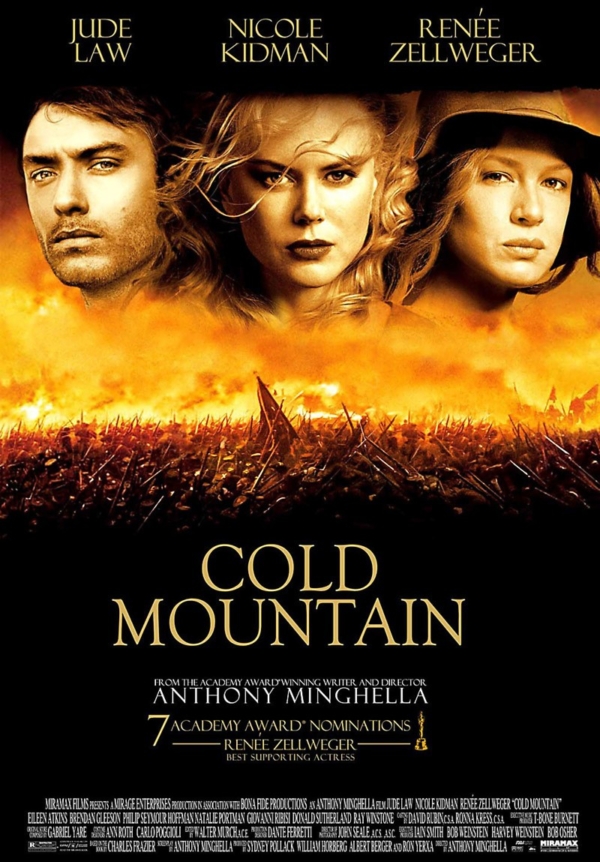 Bích chương của bộ phim “Cold Mountain” (Núi Lạnh). (Ảnh: Hãng phim Miramax)