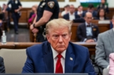Cựu Tổng thống Donald Trump tham dự phiên tòa xét xử tại Tòa án Tối cao New York ở Thành phố New York hôm 07/12/2023. (Ảnh: David Dee Delgado/Getty Images)