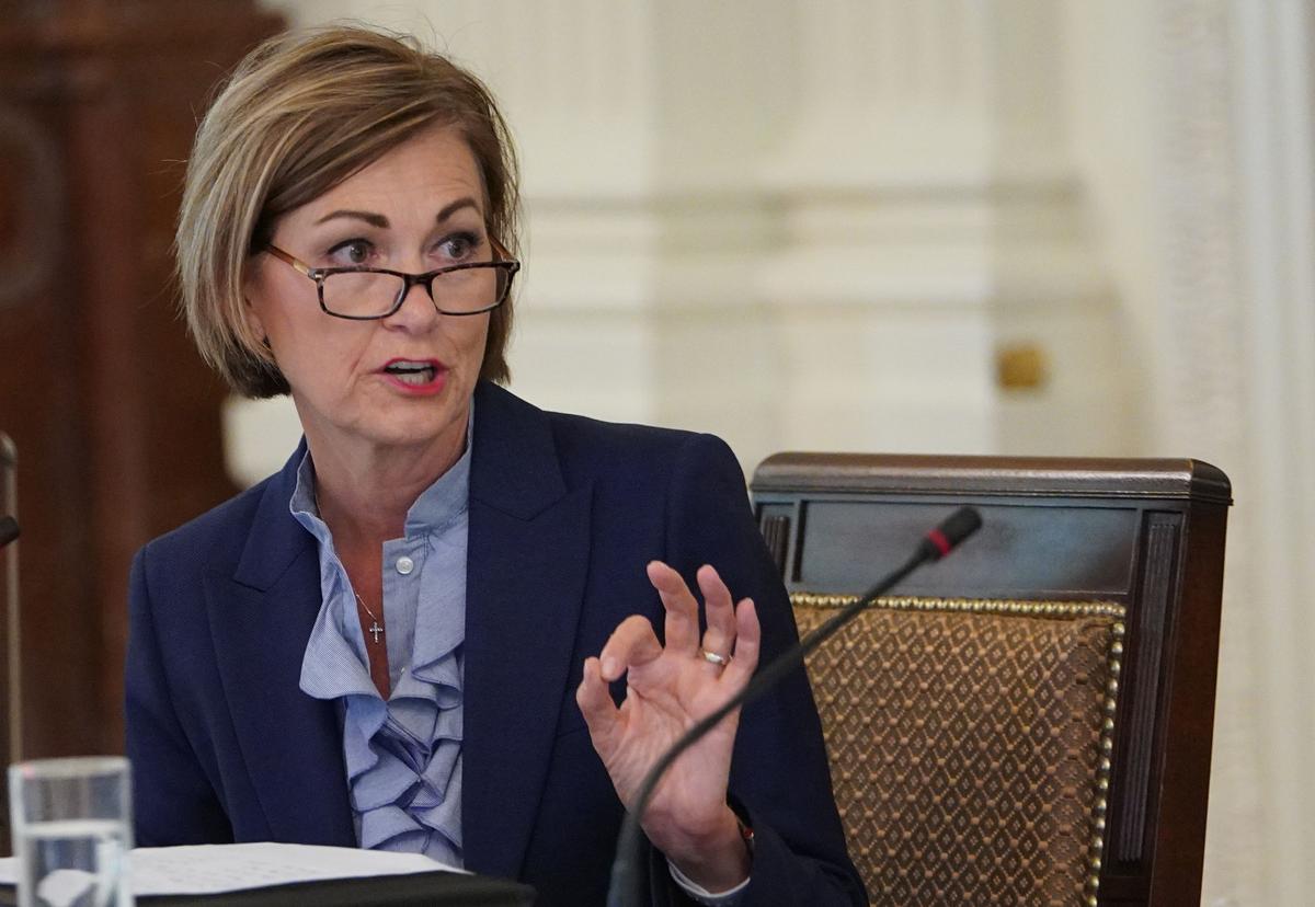 Thống đốc Iowa Kim Reynolds tại Tòa Bạch Ốc vào ngày 26/06/2020. (Ảnh: Mandel Ngan/AFP qua Getty Images)