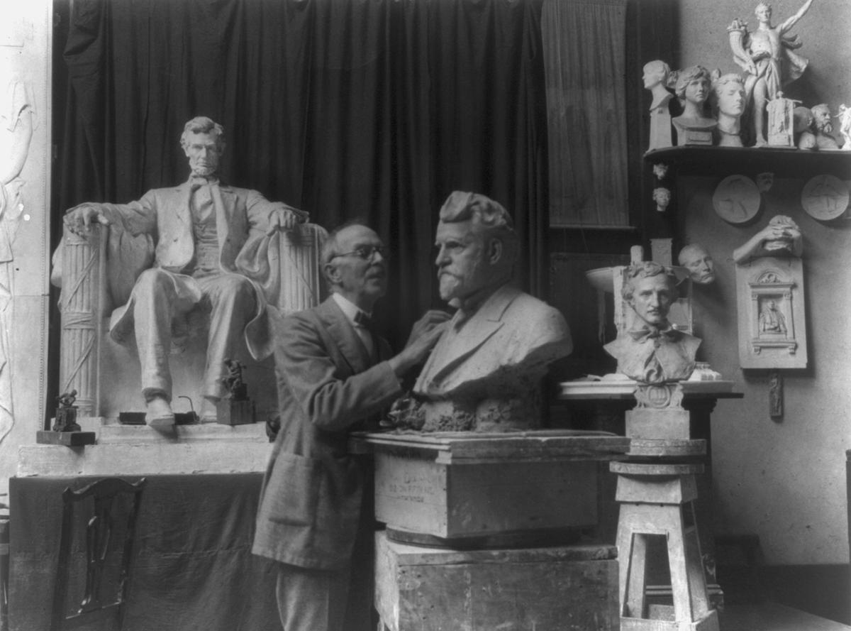 Điêu khắc gia Daniel Chester French: Điêu khắc quá trình tái thiết Mỹ quốc