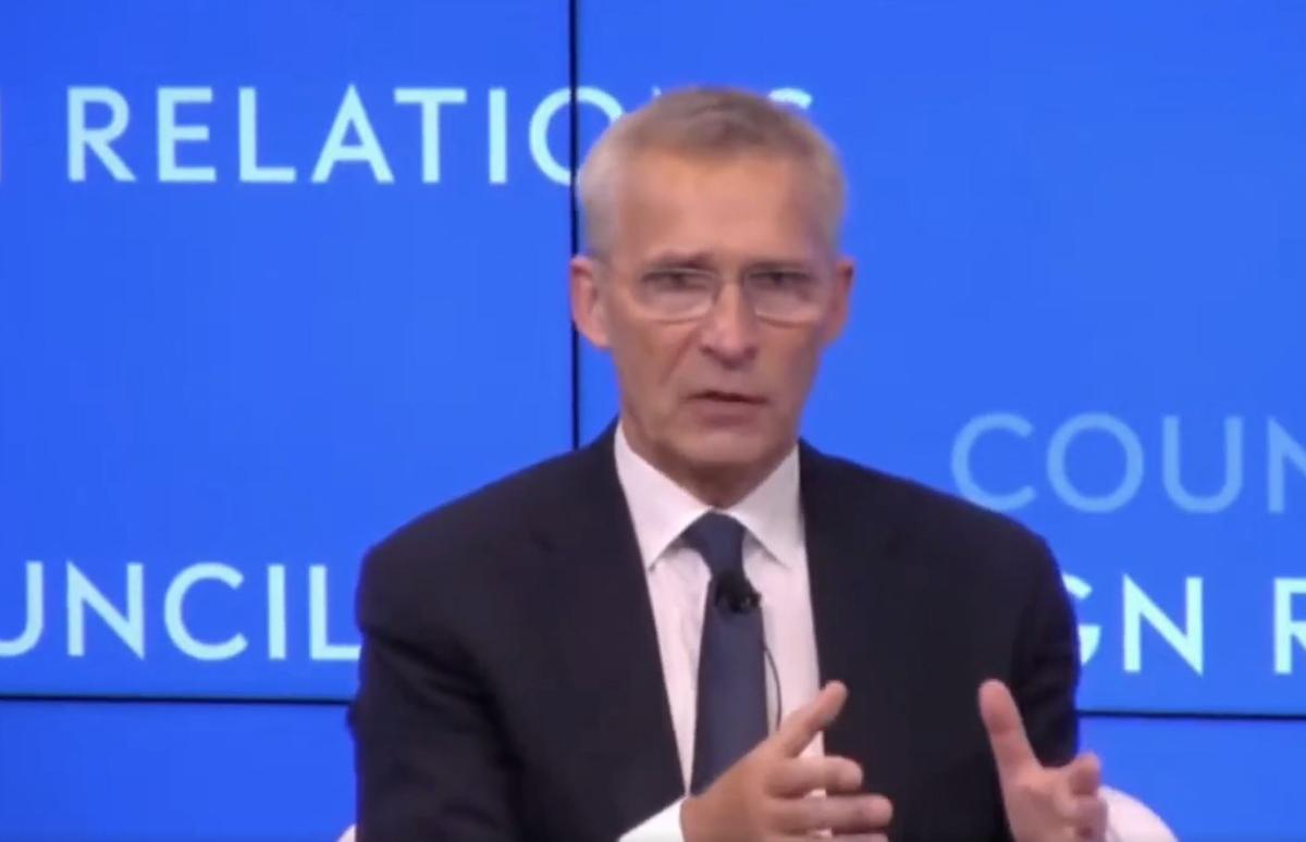 Tổng thư ký NATO Jens Stoltenberg tại một sự kiện hôm 21/09/2023. (Ảnh: NTD)