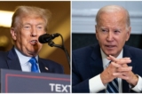 Cựu Tổng thống Donald Trump và Tổng thống Joe Biden. (Ảnh bên trái: Scott Eisen/Getty Images; ảnh bên phải: Drew Angerer/Getty Images)