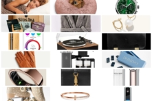 (Ảnh: Đăng dưới sự cho phép của các hãng Mejuri, Gucci, Tiffany, J Crew, Von Baer, Breitling, Bearaby, Coyuchi, Sheri, Moccamaster, Meater, Angels Horn, Sips By, Oura Ring, Larroude, Rapsodo, Scentbird, Printworks)