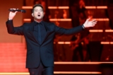 Ca sĩ Michael Bublé biểu diễn tại The O2 Arena ở London hôm 26/03/2023. (Ảnh: Kate Green/Getty Images)