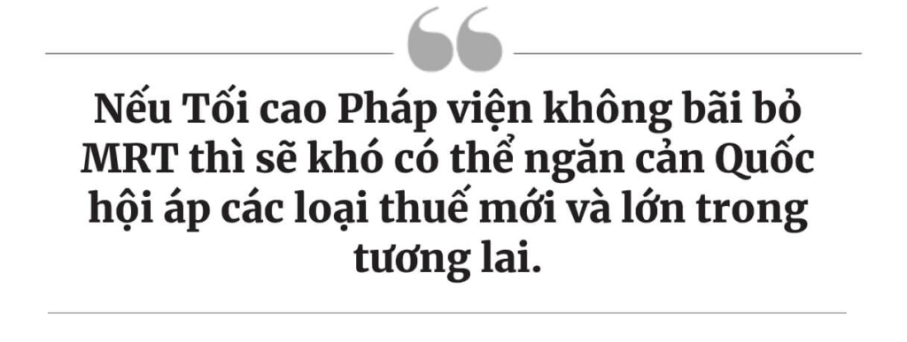 Tối cao Pháp viện Hoa Kỳ thụ lý vụ kiện có thể làm đảo lộn một số phần của luật thuế