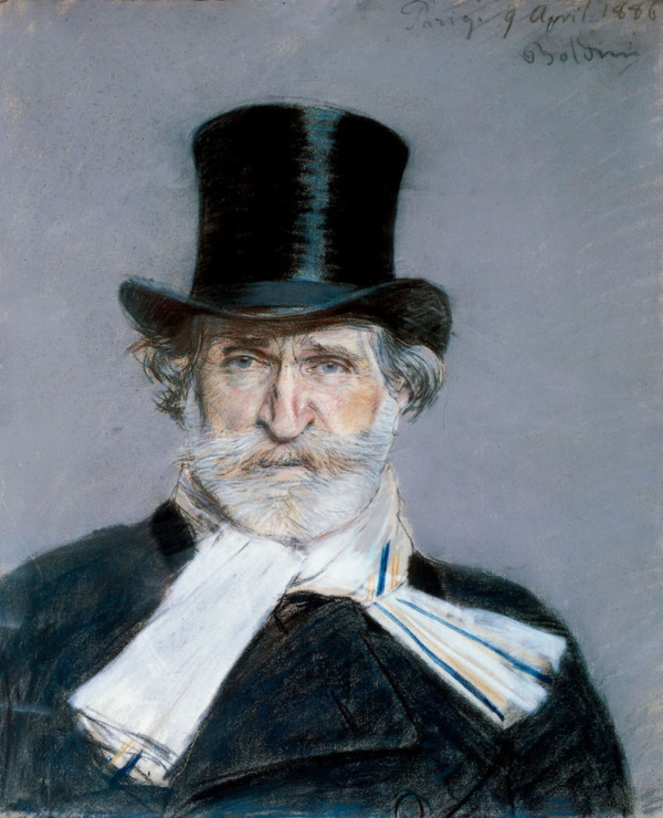 Chân dung Giuseppe Verdi, 1886, tranh của họa sĩ Giovanni Boldini. (Ảnh: Tài liệu công cộng)