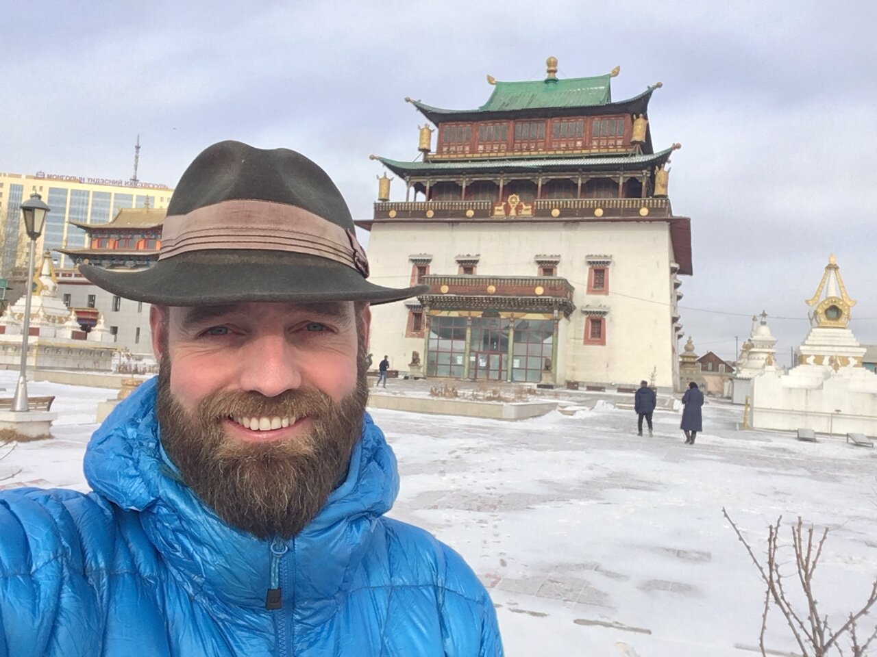 Anh Pedersen tại Mông Cổ vào năm 2018. (Ảnh: Đăng dưới sự cho phép của anh Thor Pedersen)