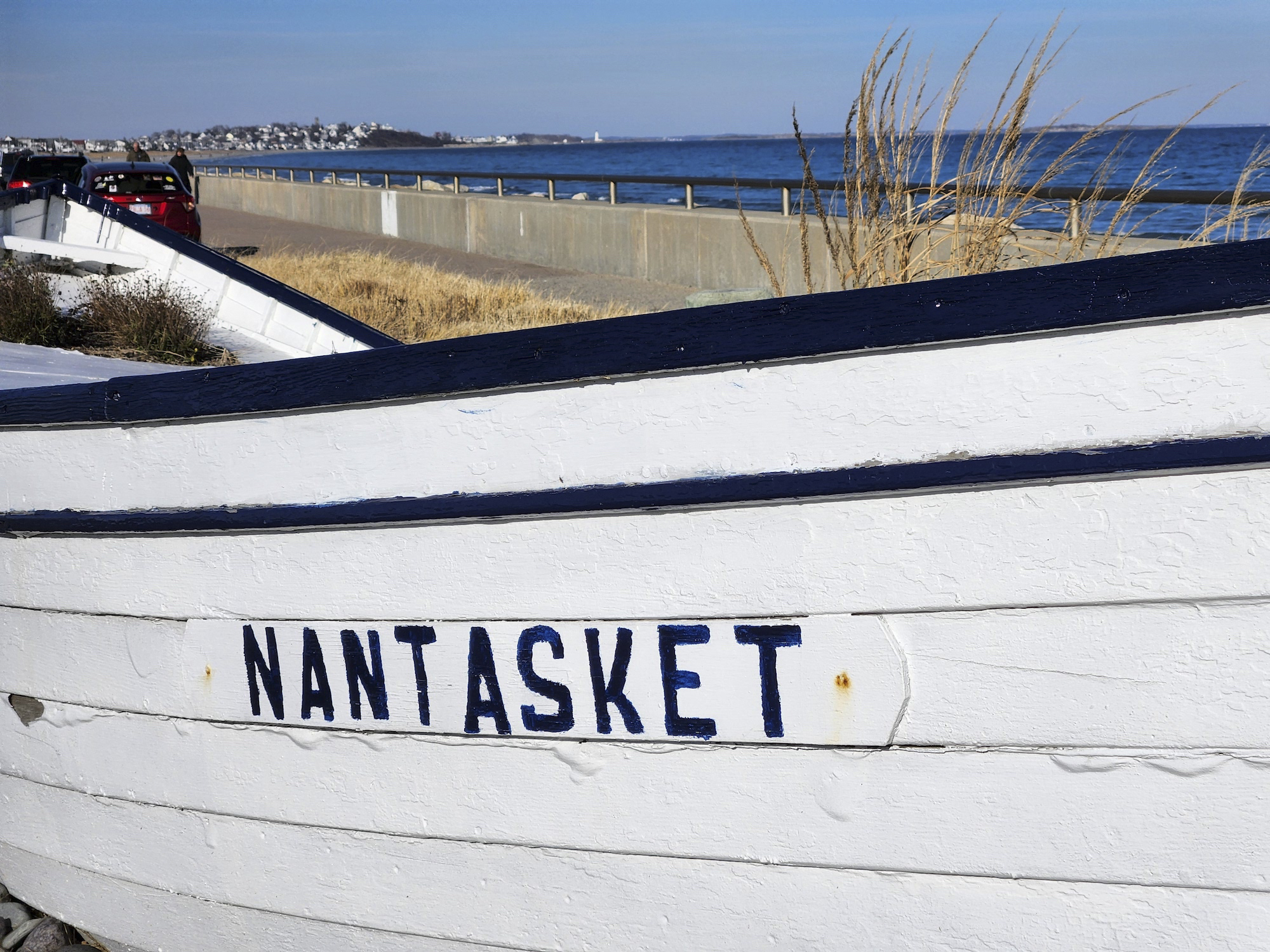 Bãi biển Nantasket ở Hull, Massachusetts, hôm 16/12/2023. (Ảnh: Allan Stein/The Epoch Times)