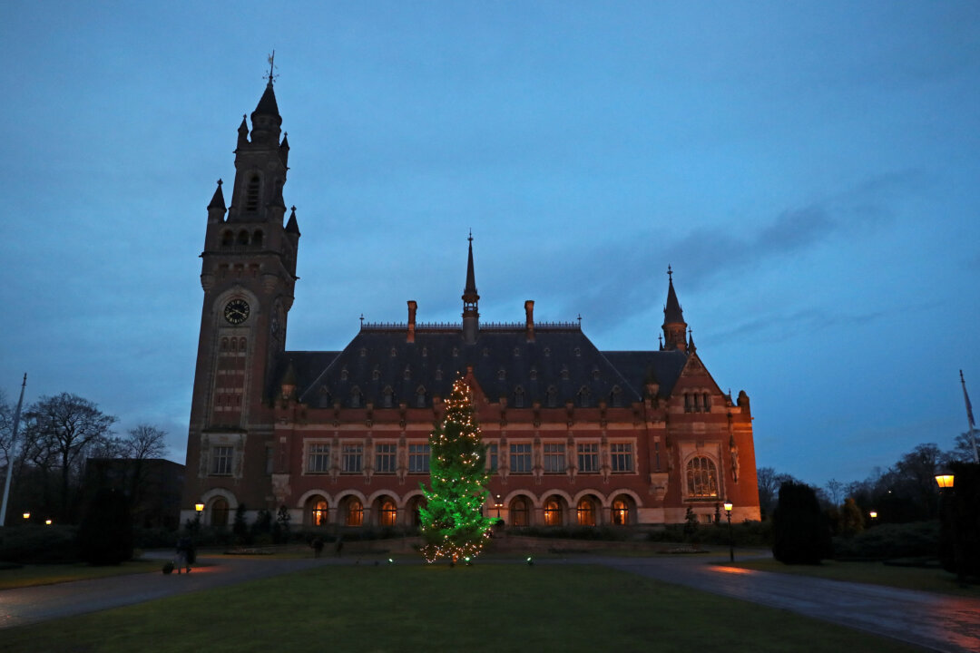 Tòa án Công lý Quốc tế (ICJ) tại The Hague, Hà Lan, vào ngày 11/12/2019. (Ảnh: Yves Herman/Reuters)