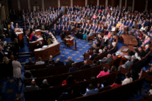 Quang cảnh Hạ viện Hoa Kỳ ở Hoa Thịnh Đốn vào ngày 25/10/2023. (Ảnh: Win McNamee/Getty Images)