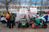 Nông dân, tài xế xe tải, và những người ủng hộ họ tổ chức biểu tình ở thủ đô Berlin, Đức, hôm 15/01/2024. (Ảnh: Stefan Frank/Hình ảnh Trung Đông qua AFP/Getty Images)