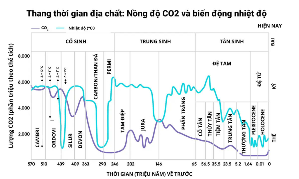 Các nhà khoa học khí hậu cho rằng chúng ta nên có các mức CO2 cao hơn