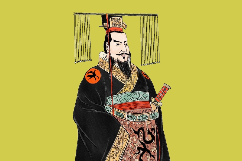 Hoàng đế đầu tiên của Trung Hoa, Tần Thủy Hoàng. (Ảnh: Đài truyền hình NTD)