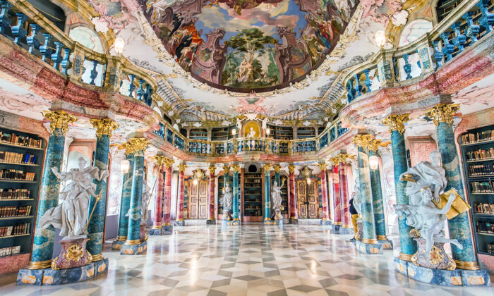 Chùm ảnh: Thư viện lộng lẫy của Tu viện ở Đức là một trong những thư viện đẹp nhất thế giới