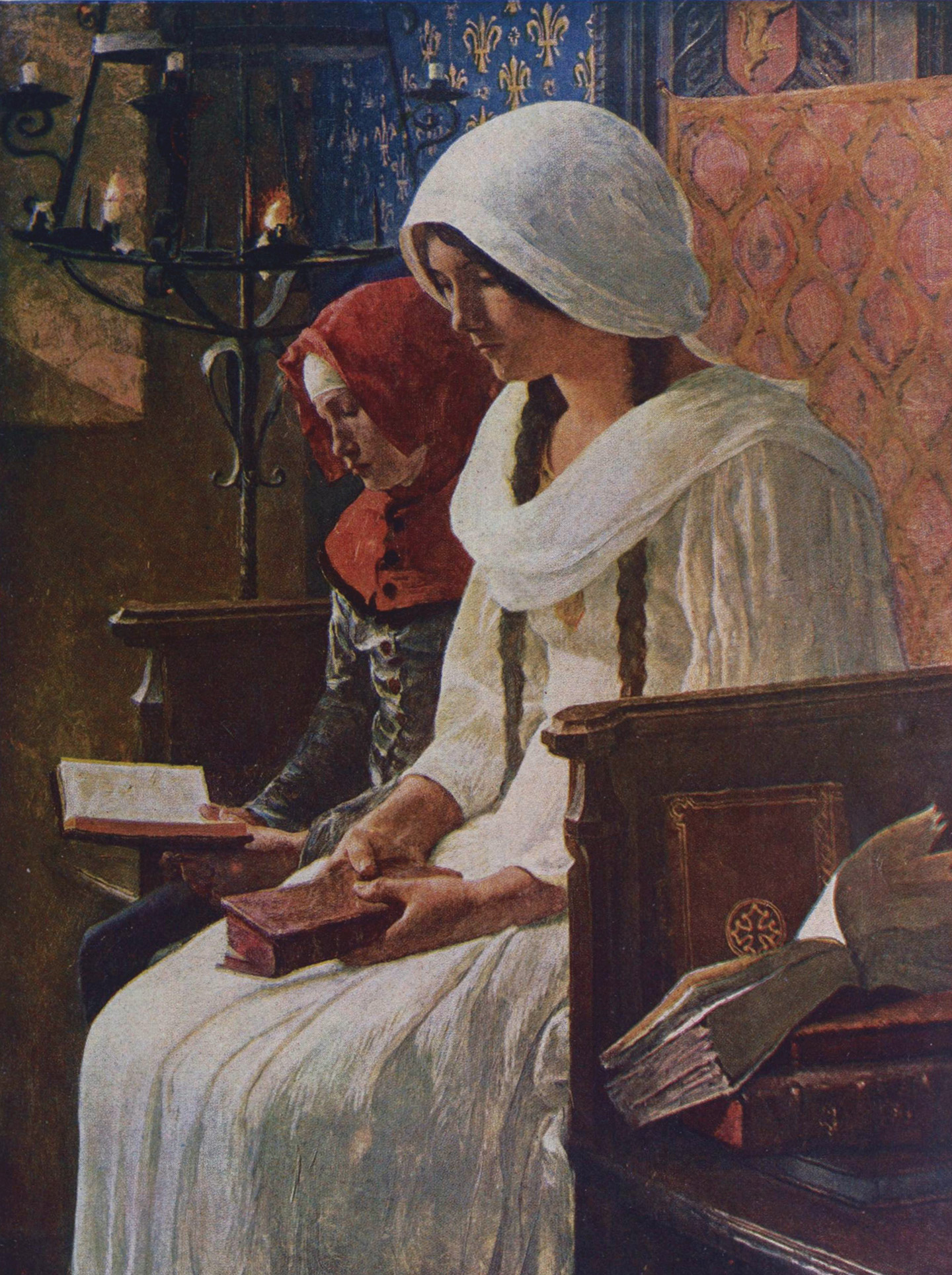 Tác phẩm “Chiêm niệm” của họa sĩ Jean-Paul Laurens, năm 1911. (Ảnh: Tư liệu công cộng)
