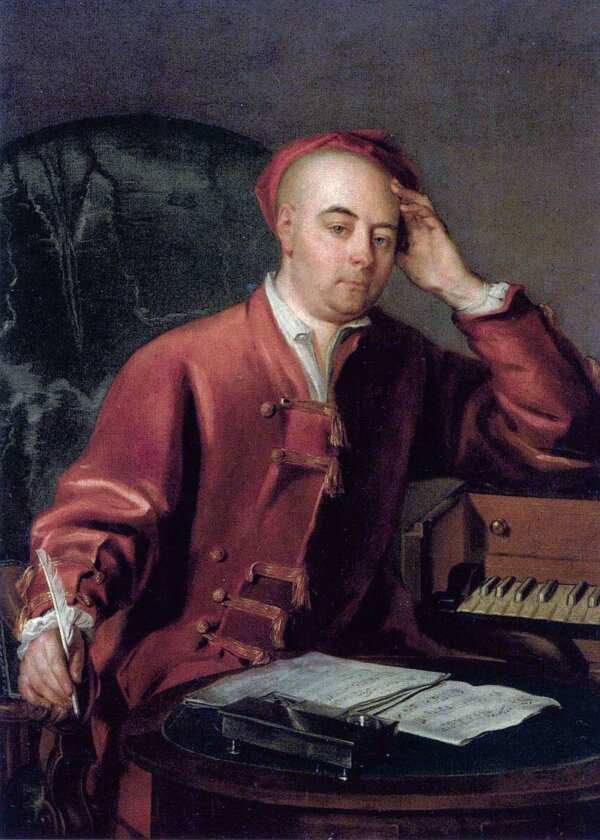 Nhà soạn nhạc Handel, năm 1733, của họa sĩ Balthasar Denner. (Ảnh: Tài liệu công cộng)