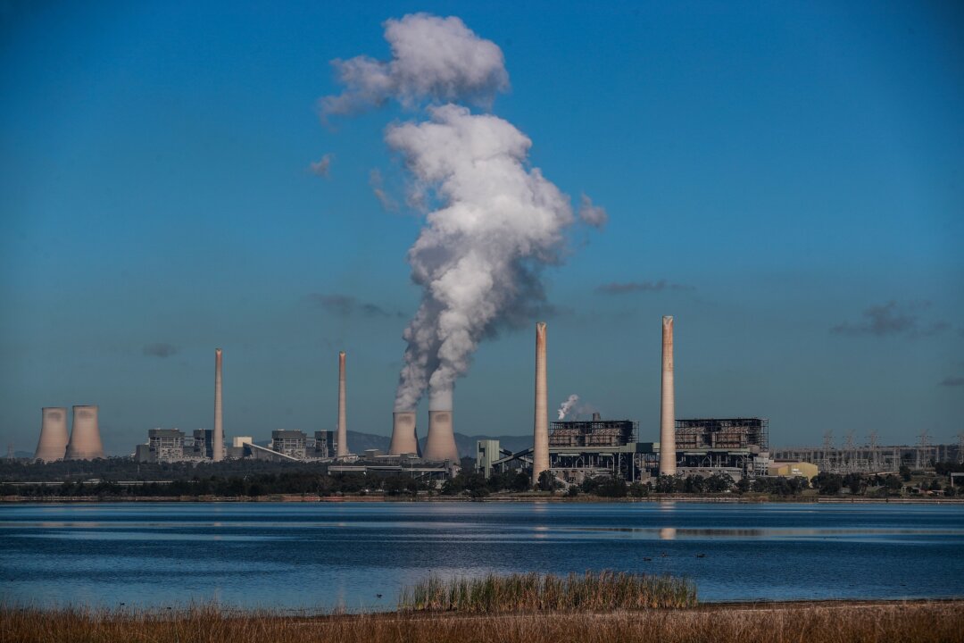 Nhà máy điện Liddell ở Muswellbrook, Úc, vào ngày 27/04/2023. (Ảnh: Roni Bintang/Getty Images)