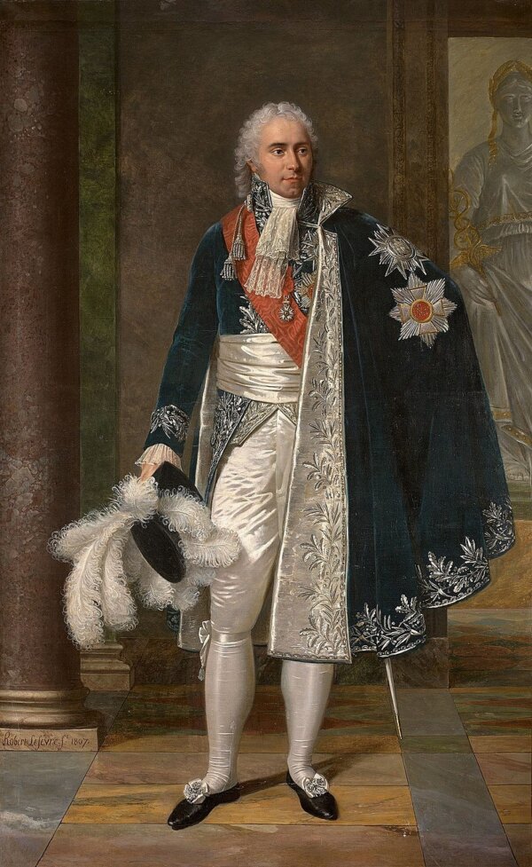 Hugues-Bernard Maret, công tước xứ Bassano, năm 1807, của Robert Lefèvre. (Ảnh: Tài liệu công cộng)
