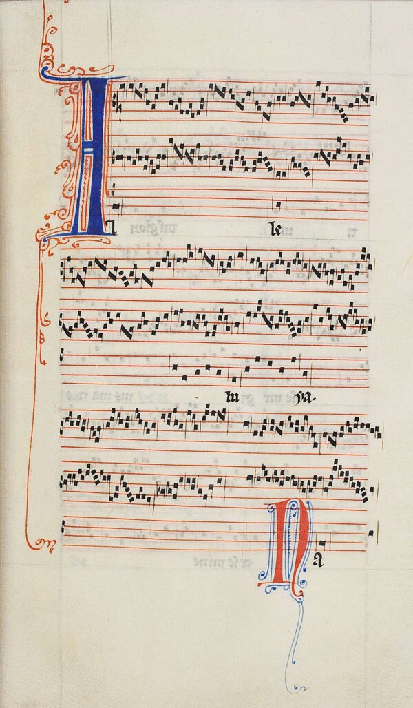 Ông Pérotin, một trong số ít những nhà soạn nhạc của thời kỳ Ars Antiqua (Nghệ thuật Cổ đại) mà tên tuổi còn được biết đến, đã sáng tác bản Alleluia nativitas này ở điệu thức nhịp điệu thứ ba. (Ảnh: Tư liệu công cộng)