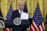 Tổng thống Joe Biden nói chuyện với các thống đốc trên toàn quốc trong một sự kiện ở Phòng phía Đông của Tòa Bạch Ốc tại Hoa Thịnh Đốn, hôm 23/02/2024. (Ảnh: Chip Somodevilla/Getty Images)