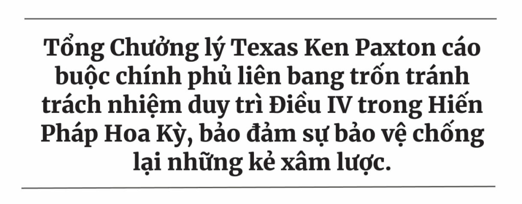 Nội tình cuộc đối đầu sắp diễn ra giữa chính phủ liên bang và tiểu bang tại biên giới Texas