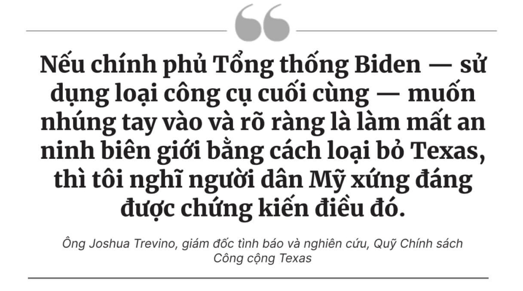 Nội tình cuộc đối đầu sắp diễn ra giữa chính phủ liên bang và tiểu bang tại biên giới Texas